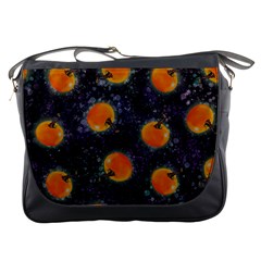 Space Pumpkins Messenger Bag by SychEva