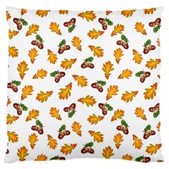 Oak Leaves And Acorns Large Cushion Case (two Sides) by SychEva