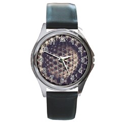 Trypophobia Round Metal Watch by MRNStudios