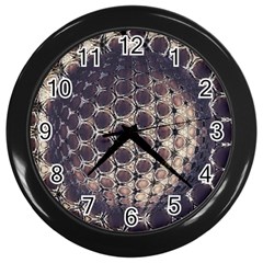 Trypophobia Wall Clock (black) by MRNStudios