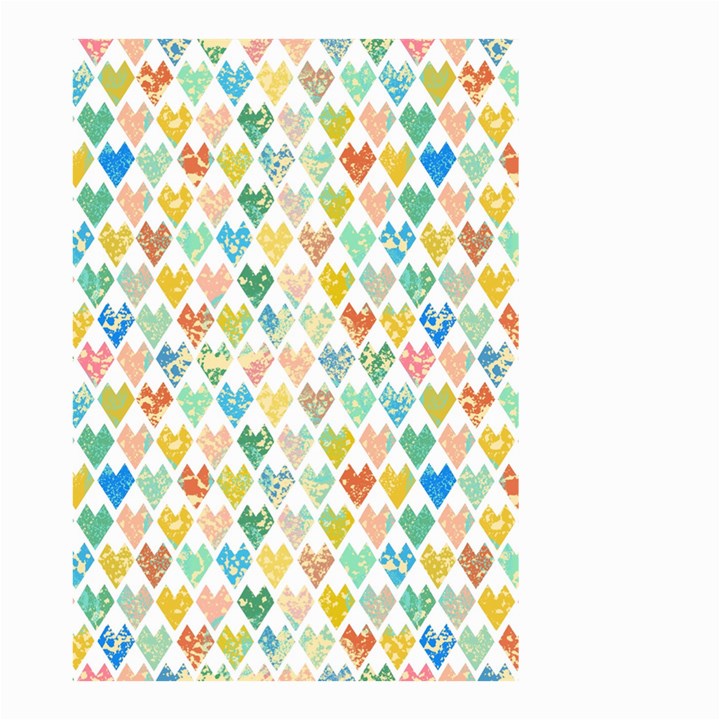 Multicolored Hearts Small Garden Flag (Two Sides)