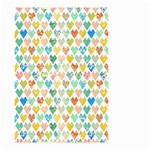 Multicolored Hearts Small Garden Flag (Two Sides) Back