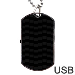 Blocks Dog Tag Usb Flash (two Sides) by Sparkle