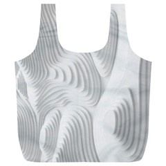 Illusion Waves Full Print Recycle Bag (xl) by Sparkle