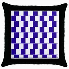 Illusion Blocks Throw Pillow Case (black) by Sparkle