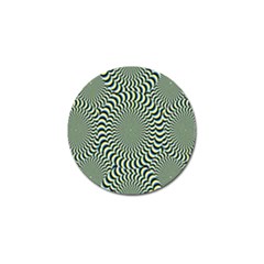 Illusion Waves Pattern Golf Ball Marker (10 Pack)