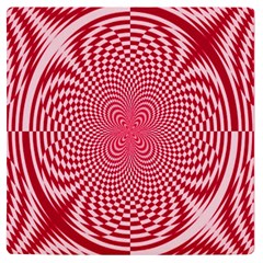 Illusion Floral Pattern Uv Print Square Tile Coaster  by Sparkle