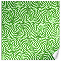 Illusion Waves Pattern Canvas 20  X 20  by Sparkle