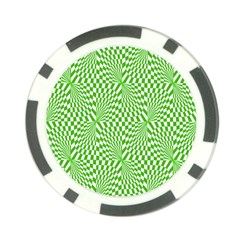 Illusion Waves Pattern Poker Chip Card Guard (10 Pack) by Sparkle