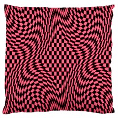 Illusion Waves Pattern Large Cushion Case (two Sides) by Sparkle