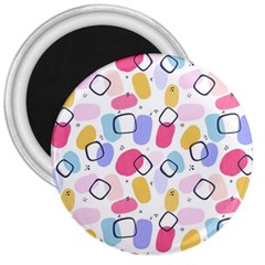 Abstract Multicolored Shapes 3  Magnets by SychEva