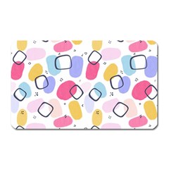 Abstract Multicolored Shapes Magnet (rectangular) by SychEva