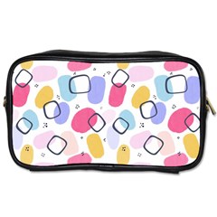 Abstract Multicolored Shapes Toiletries Bag (two Sides) by SychEva