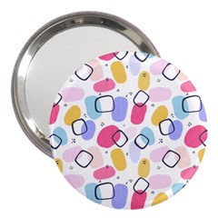 Abstract Multicolored Shapes 3  Handbag Mirrors by SychEva