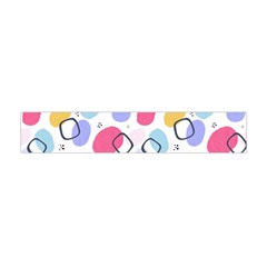 Abstract Multicolored Shapes Flano Scarf (mini) by SychEva