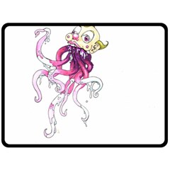 Carnie Squid Double Sided Fleece Blanket (large) 