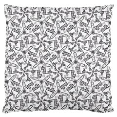 Geometric City Large Cushion Case (one Side)