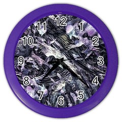 Reticulated Nova Color Wall Clock by MRNStudios