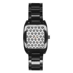 Night Moths Stainless Steel Barrel Watch by SychEva