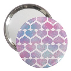 Multicolored Hearts 3  Handbag Mirrors by SychEva