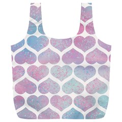 Multicolored Hearts Full Print Recycle Bag (xxxl)