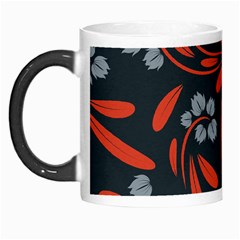 Folk Flowers Print Floral Pattern Ethnic Art Morph Mugs by Eskimos