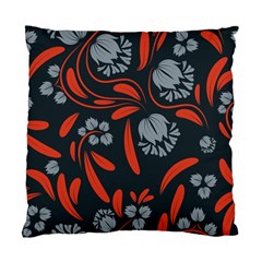 Folk Flowers Print Floral Pattern Ethnic Art Standard Cushion Case (one Side) by Eskimos