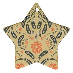 Folk flowers print Floral pattern Ethnic art Ornament (Star)