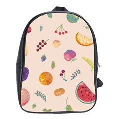 Summer Fruit School Bag (large) by SychEva