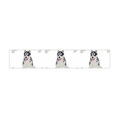 Cute Husky Puppies Flano Scarf (mini) by SychEva