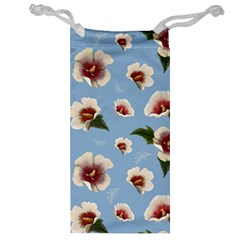 Hibiscus Flowers Jewelry Bag by SychEva