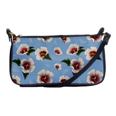 Hibiscus Flowers Shoulder Clutch Bag by SychEva