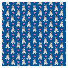 Little Husky With Hearts Lightweight Scarf  by SychEva