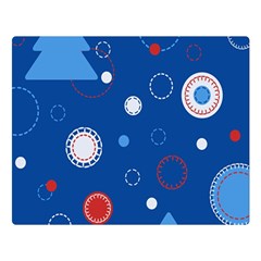 Christmas Pattern Tree Design Double Sided Flano Blanket (large)  by Sapixe