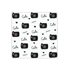 Cute Cameras Doodles Hand Drawn Satin Bandana Scarf by Sapixe