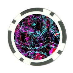 Reptilian Scream Poker Chip Card Guard by MRNStudios