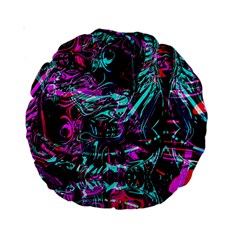 Reptilian Scream Standard 15  Premium Round Cushions by MRNStudios