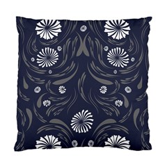 Folk Flowers Print Floral Pattern Ethnic Art Standard Cushion Case (one Side) by Eskimos