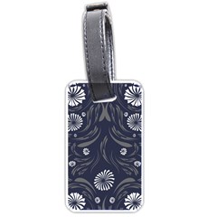 Folk Flowers Print Floral Pattern Ethnic Art Luggage Tag (one Side) by Eskimos