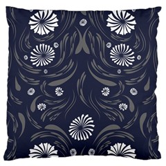 Folk Flowers Print Floral Pattern Ethnic Art Standard Flano Cushion Case (two Sides) by Eskimos