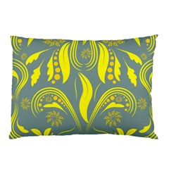 Folk Flowers Print Floral Pattern Ethnic Art Pillow Case (two Sides) by Eskimos