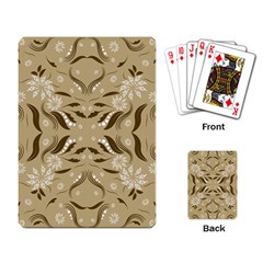 Folk Flowers Print Floral Pattern Ethnic Art Playing Cards Single Design (rectangle) by Eskimos