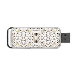 Folk Flowers Print Floral Pattern Ethnic Art Portable Usb Flash (one Side) by Eskimos