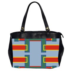 Abstract Pattern Geometric Backgrounds   Oversize Office Handbag (2 Sides) by Eskimos