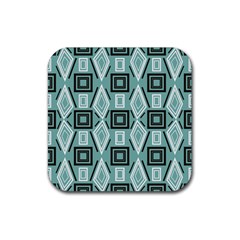 Abstract Geometric Design   Geometric Fantasy   Rubber Coaster (square) by Eskimos