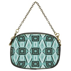 Abstract Geometric Design   Geometric Fantasy   Chain Purse (two Sides)