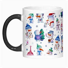 Cute Snowmen Celebrate New Year Morph Mugs by SychEva