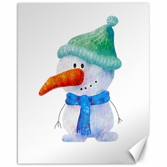 Snowman Canvas 16  X 20  by SychEva