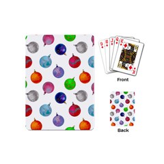 Christmas Balls Playing Cards Single Design (mini) by SychEva