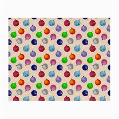 Christmas Balls Small Glasses Cloth (2 Sides) by SychEva